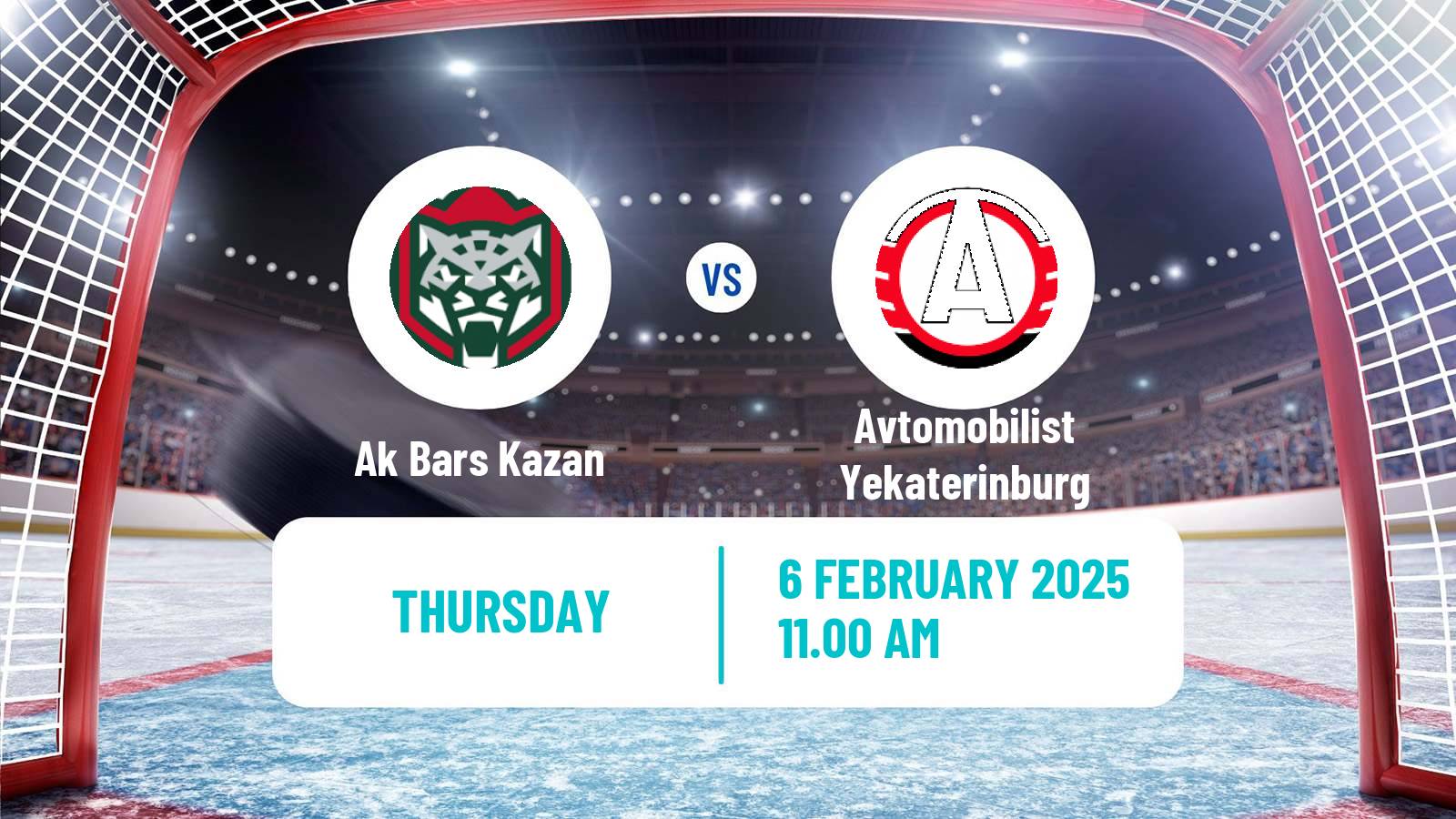 Hockey KHL Ak Bars Kazan - Avtomobilist Yekaterinburg