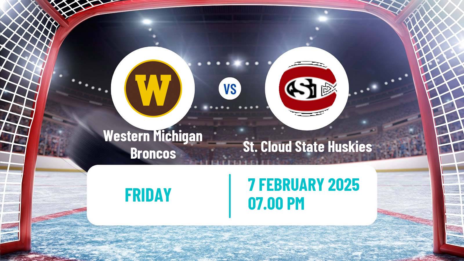 Hockey NCAA Hockey Western Michigan Broncos - St. Cloud State Huskies