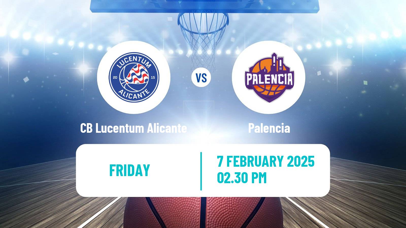 Basketball Spanish LEB Oro CB Lucentum Alicante - Palencia