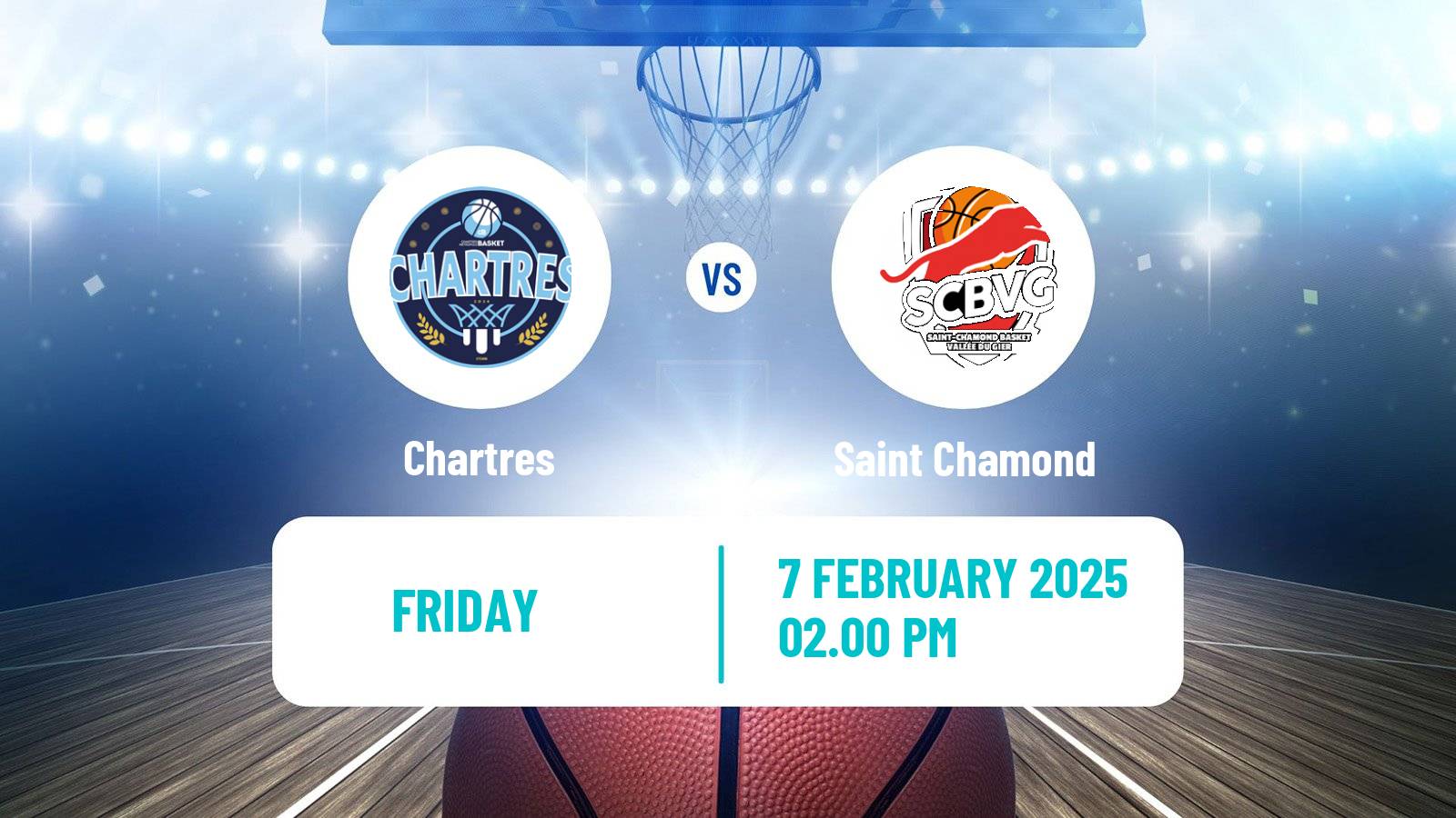 Basketball French LNB Pro B Chartres - Saint Chamond