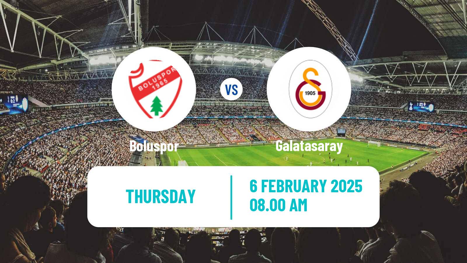 Soccer Turkish Cup Boluspor - Galatasaray