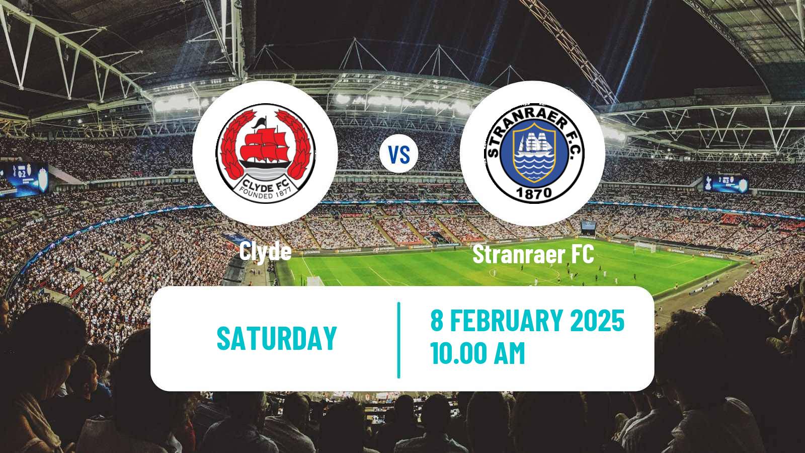 Soccer Scottish League Two Clyde - Stranraer