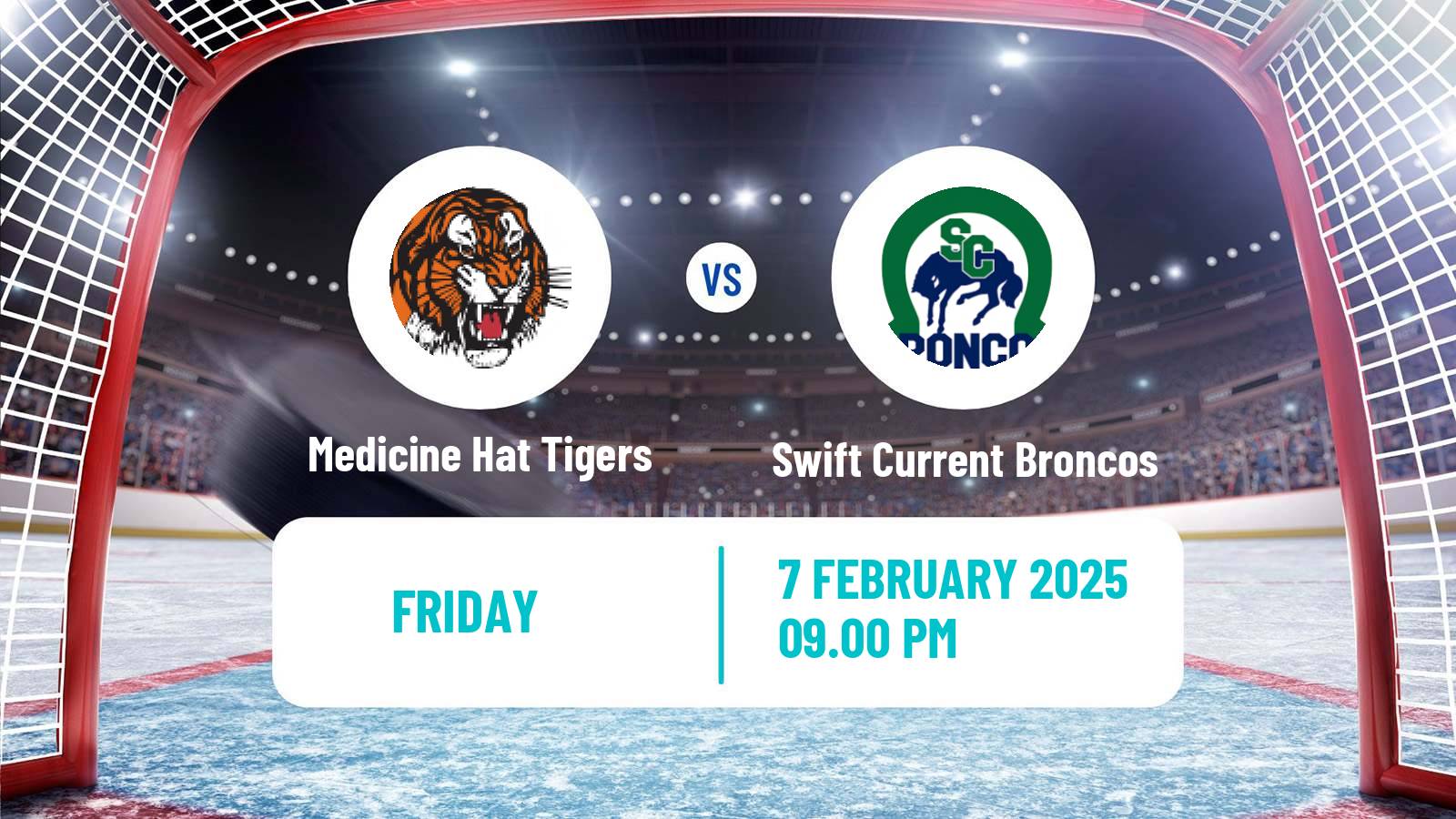 Hockey WHL Medicine Hat Tigers - Swift Current Broncos