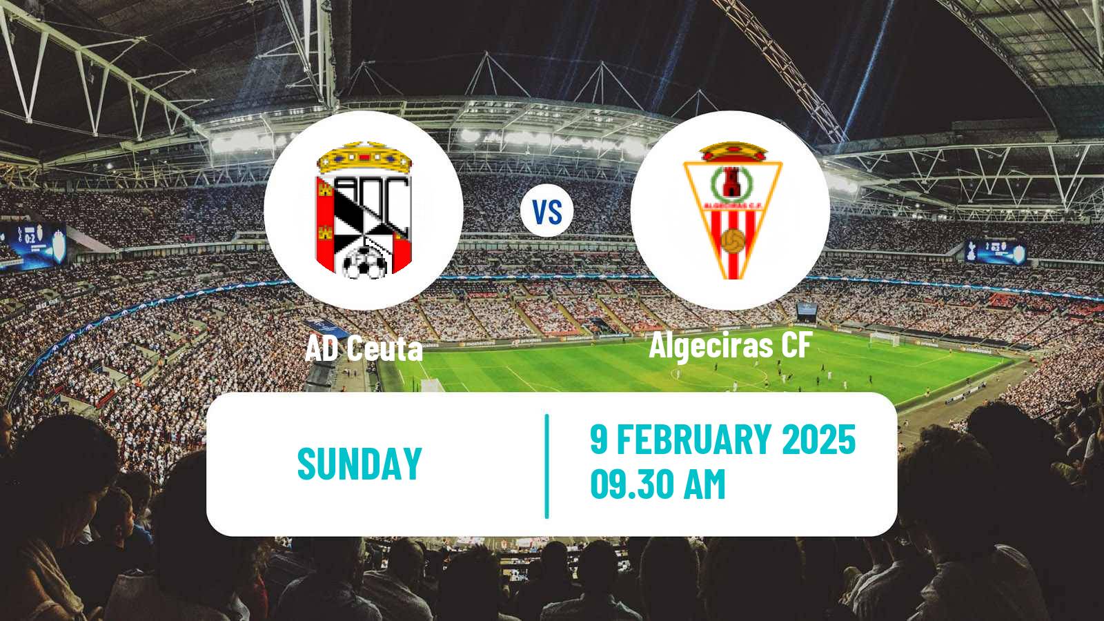 Soccer Spanish Primera RFEF Group 2 Ceuta - Algeciras