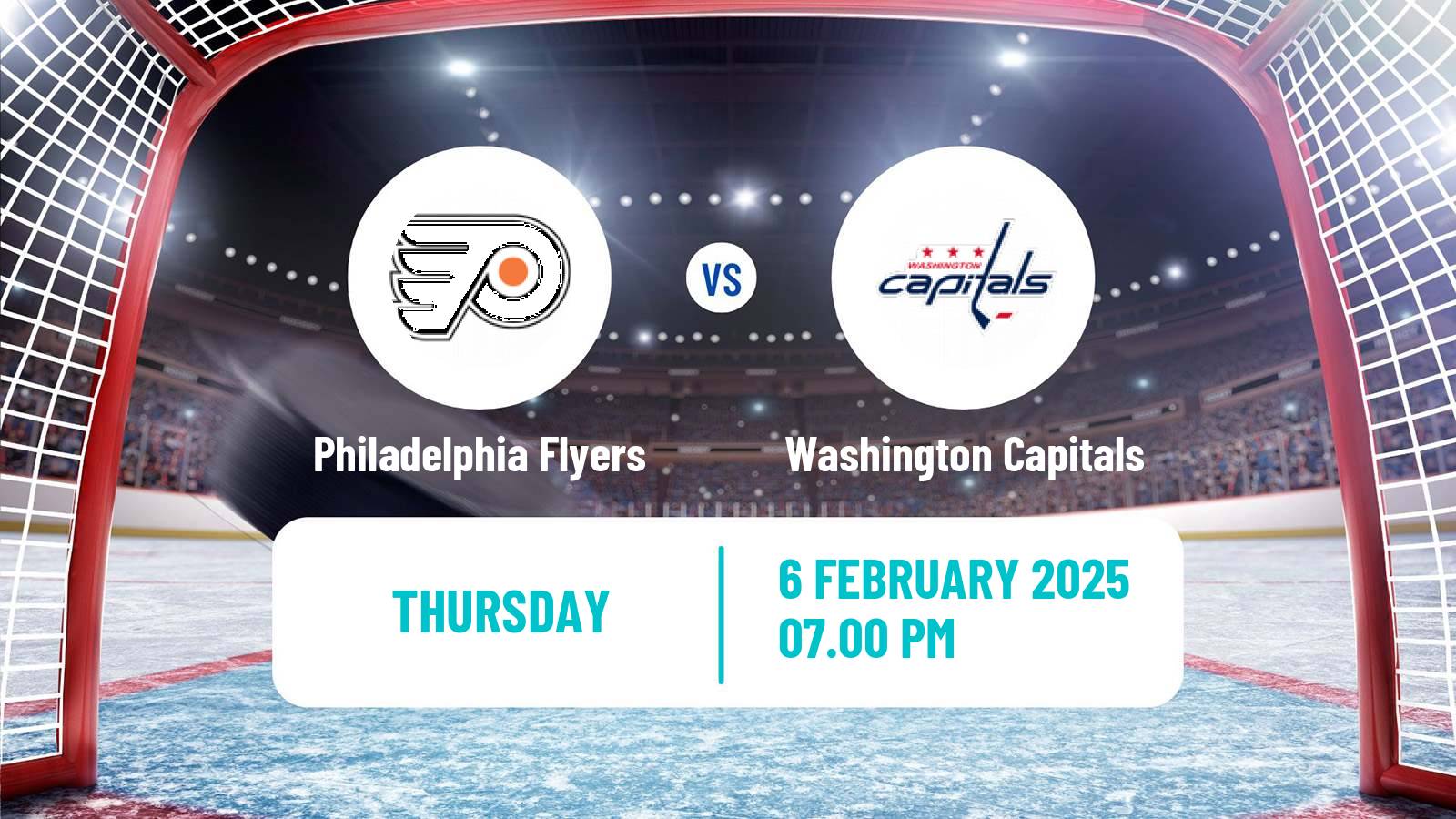 Hockey NHL Philadelphia Flyers - Washington Capitals