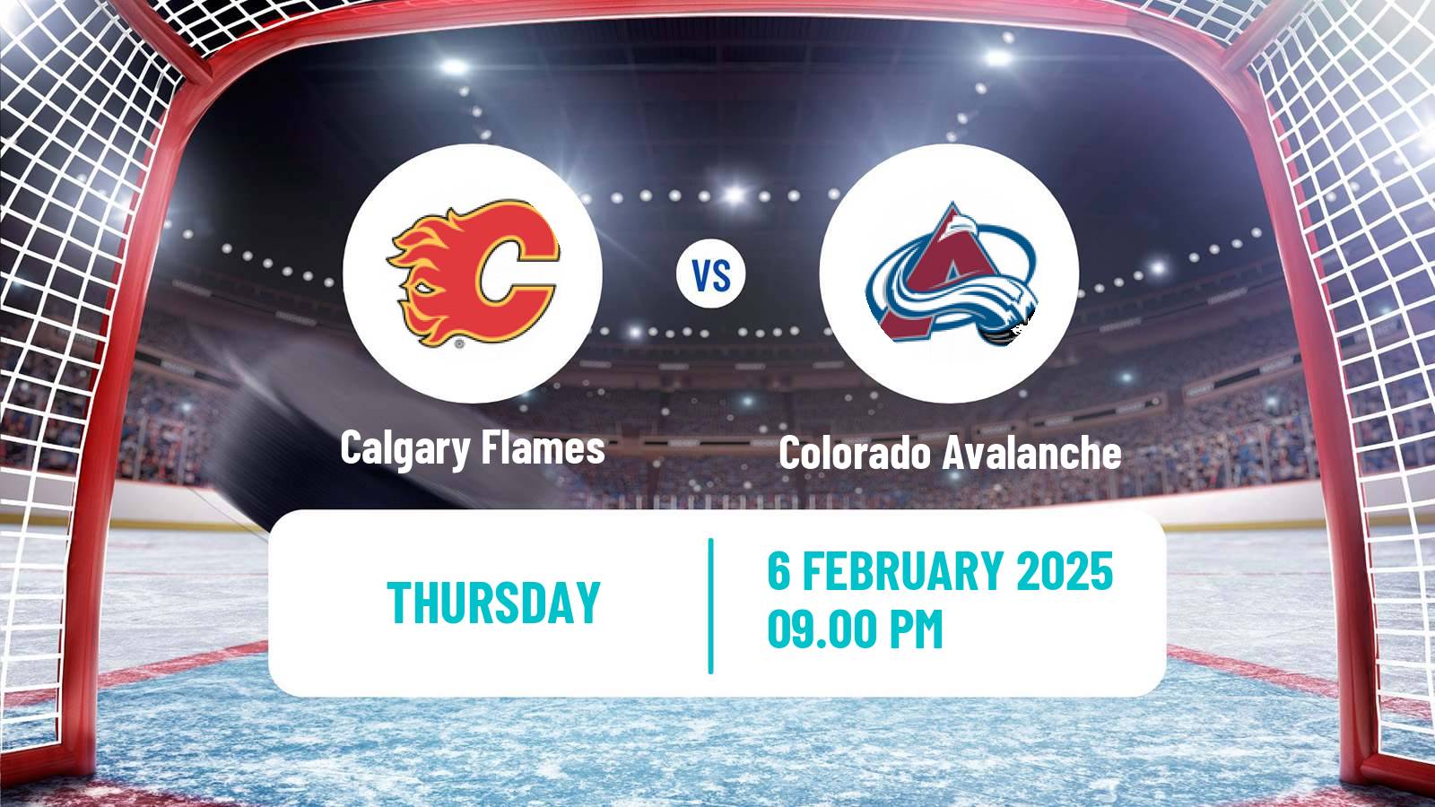 Hockey NHL Calgary Flames - Colorado Avalanche