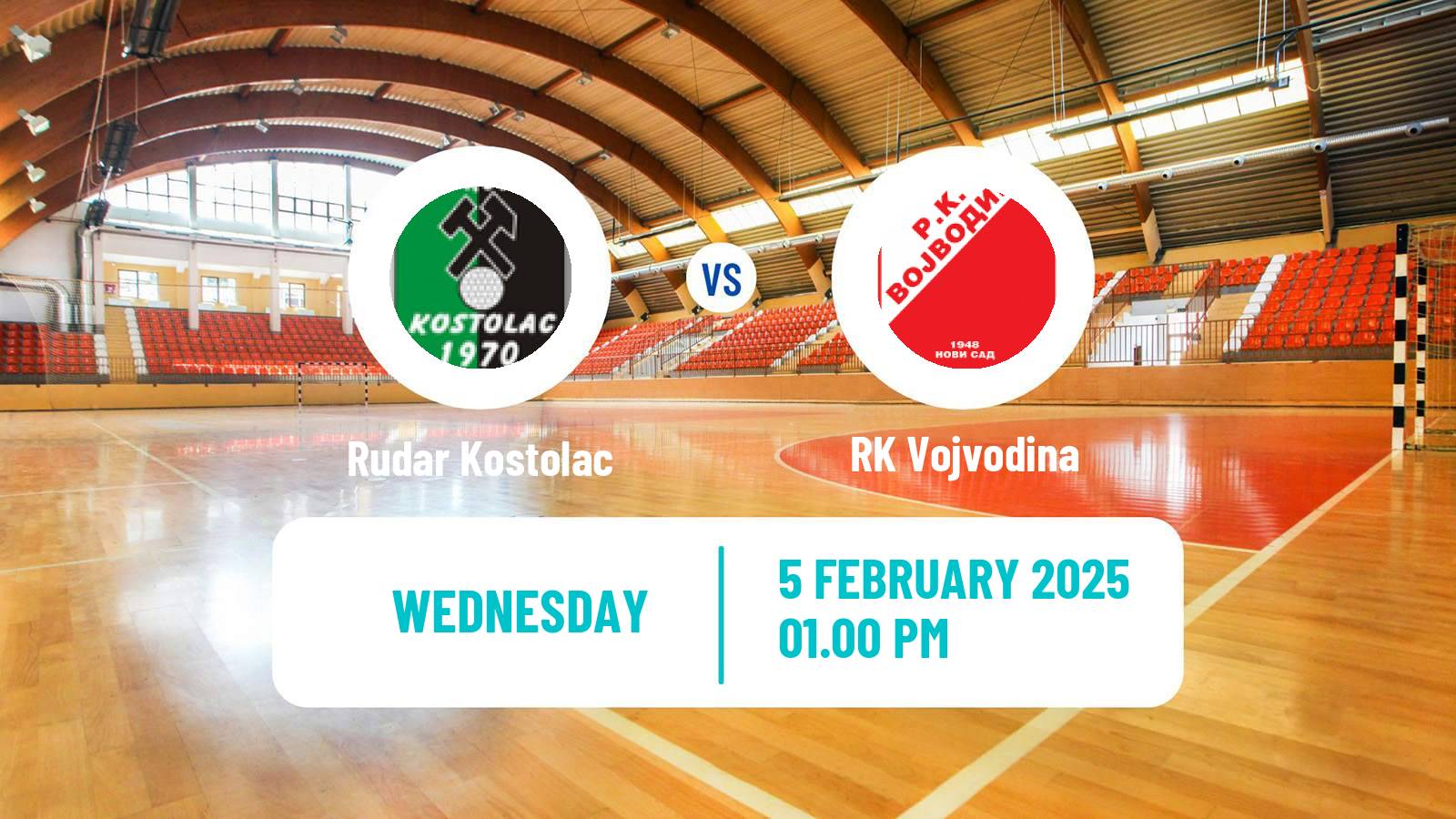 Handball Serbian Superliga Handball Rudar Kostolac - RK Vojvodina