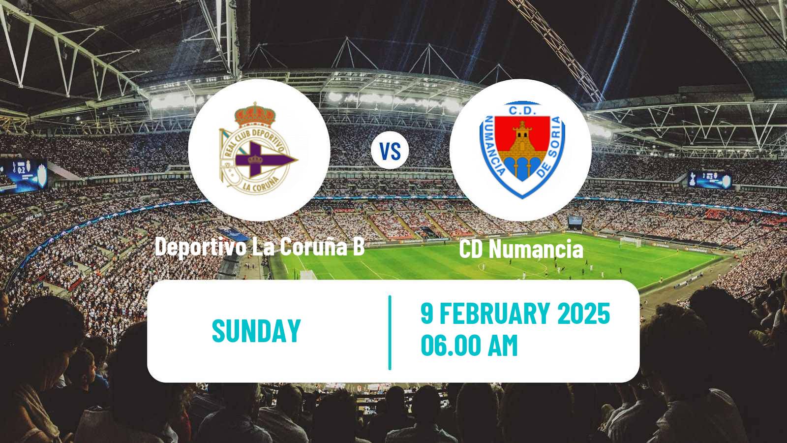 Soccer Spanish Segunda RFEF - Group 1 Deportivo La Coruña B - Numancia