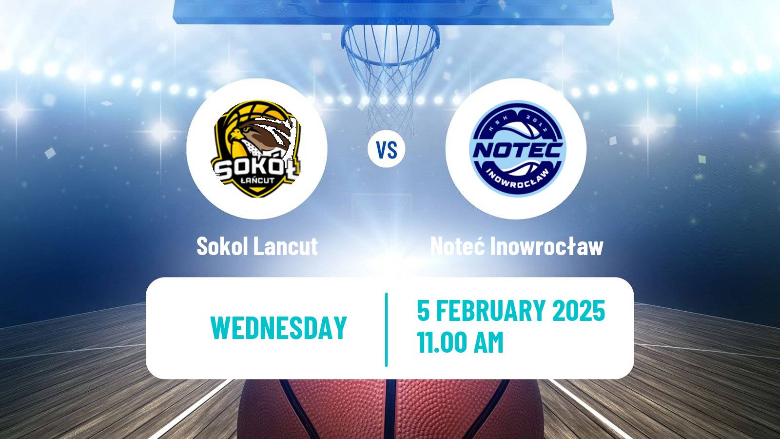 Basketball Polish 1 Liga Basketball Sokol Lancut - Noteć Inowrocław