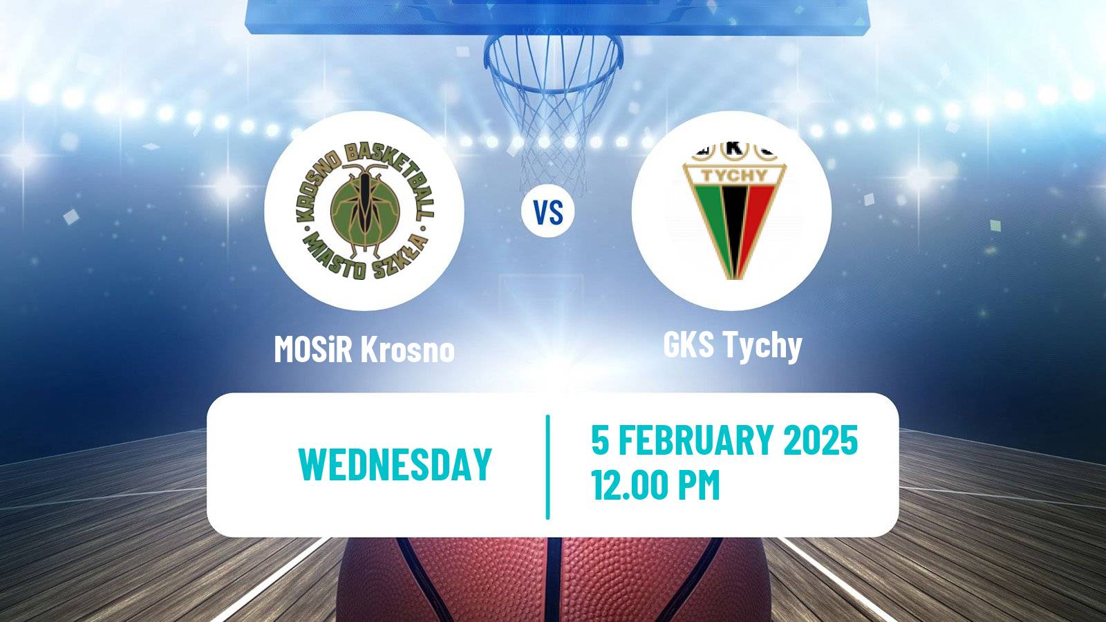 Basketball Polish 1 Liga Basketball MOSiR Krosno - GKS Tychy