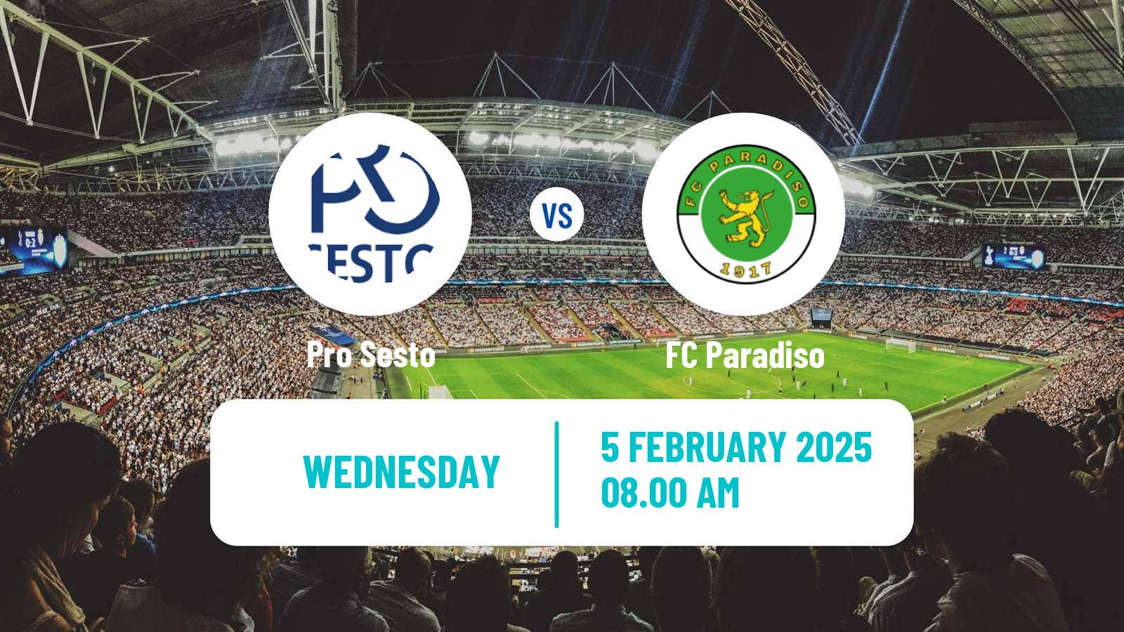 Soccer Club Friendly Pro Sesto - Paradiso