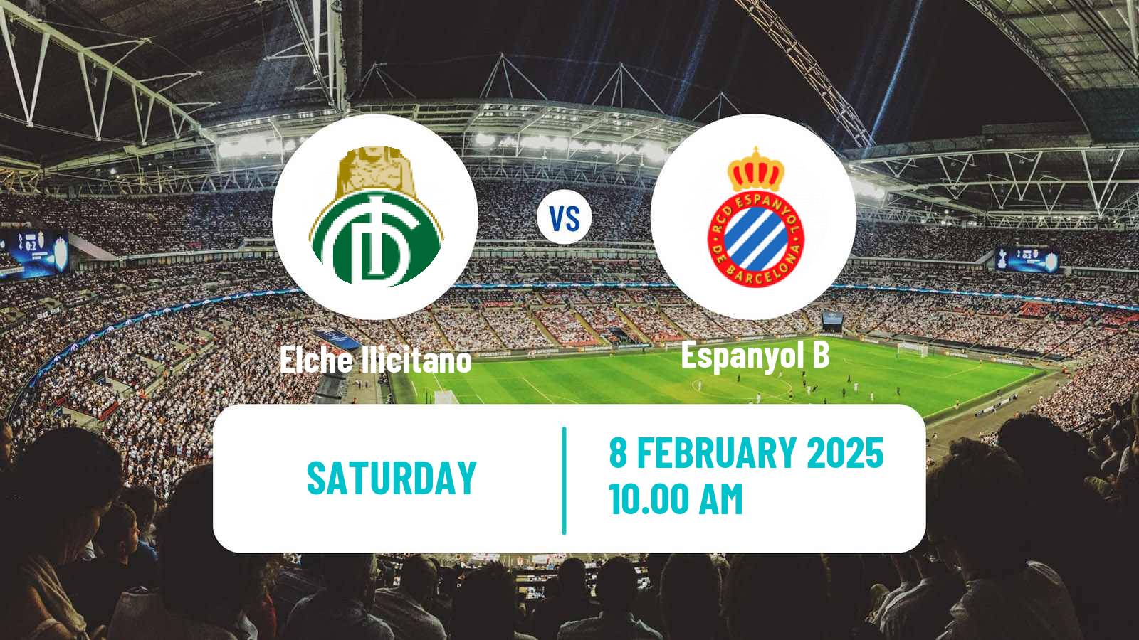 Soccer Spanish Segunda RFEF - Group 3 Elche Ilicitano - Espanyol B