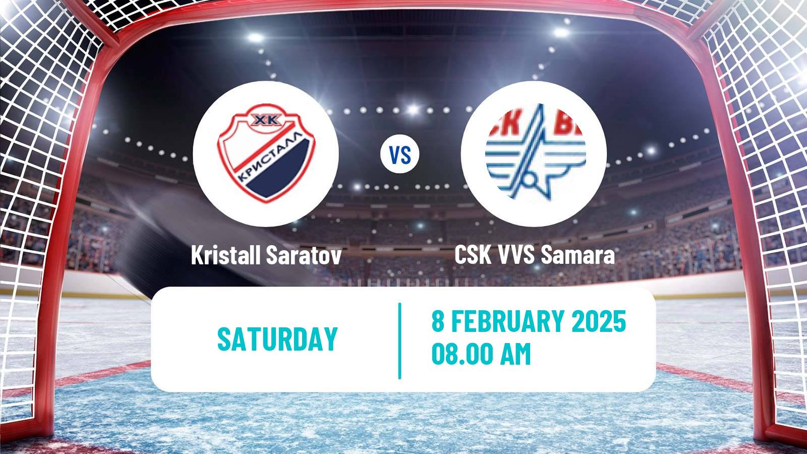 Hockey VHL Kristall Saratov - CSK VVS Samara