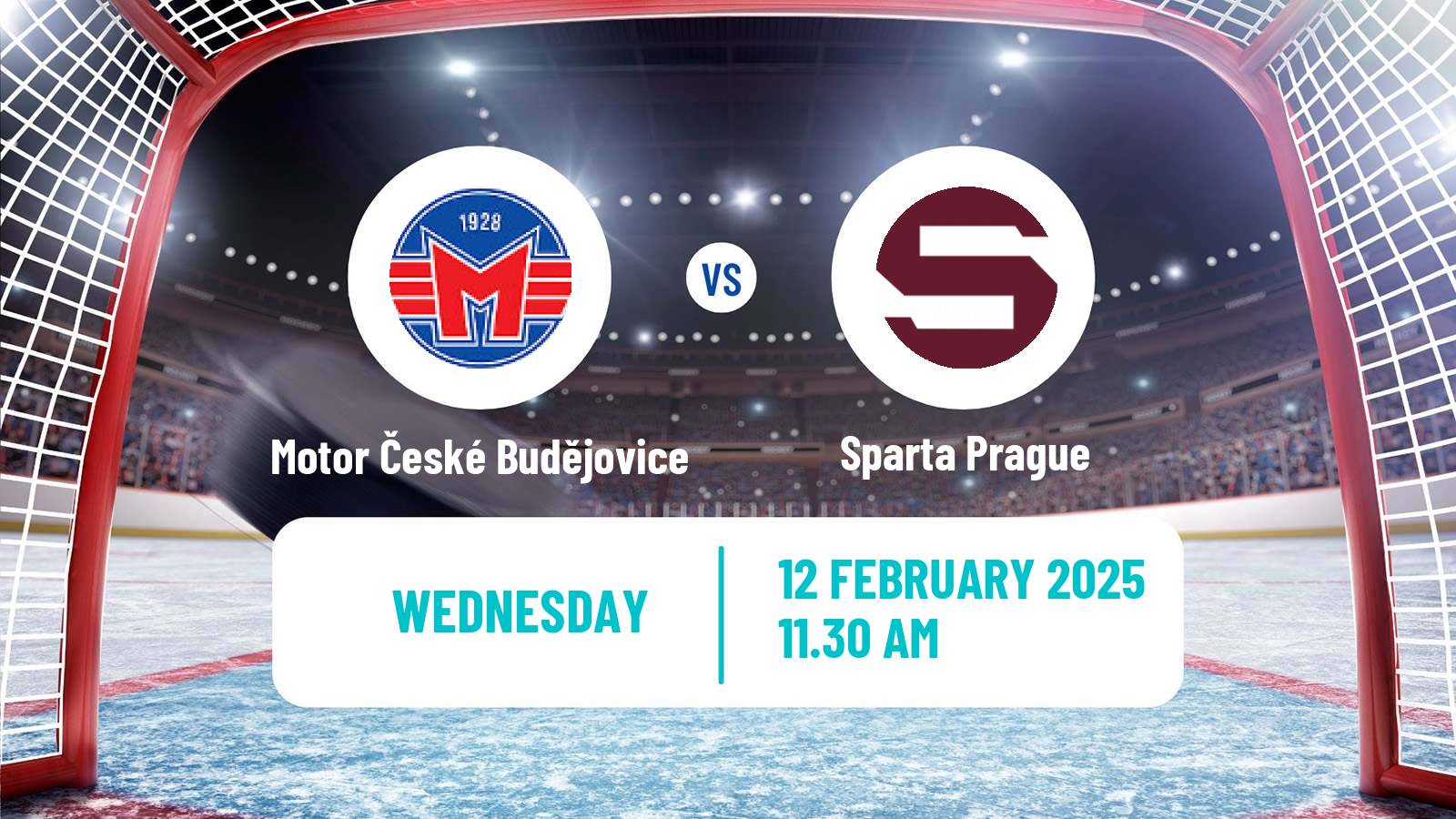 Hockey Czech Extraliga Motor České Budějovice - Sparta Prague