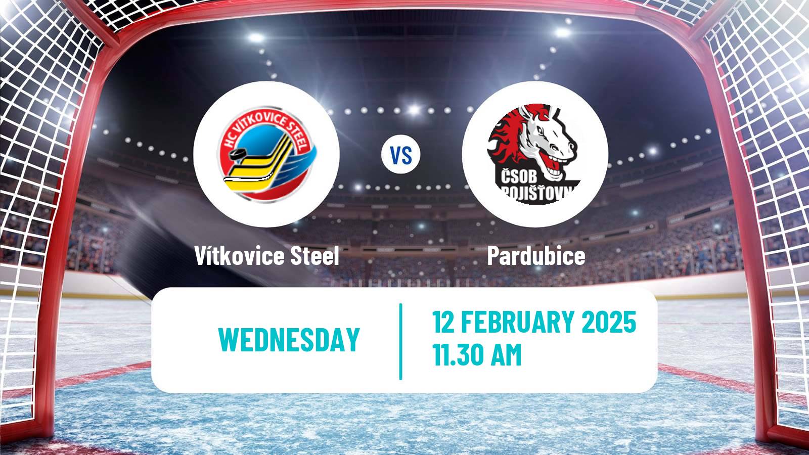 Hockey Czech Extraliga Vítkovice Steel - Pardubice