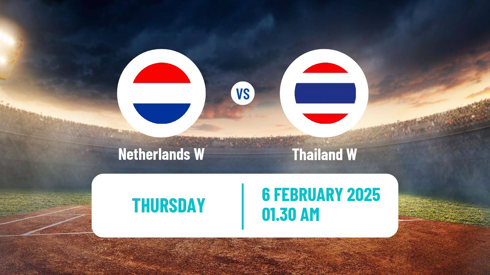 Cricket T20 Tri Series Women Netherlands W - Thailand W