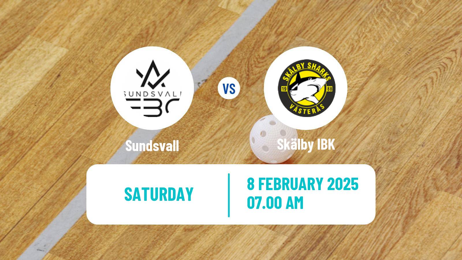 Floorball Swedish Allsvenskan Floorball Sundsvall - Skälby