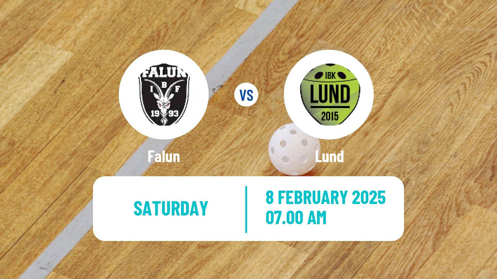 Floorball Swedish Superligan Floorball Women Falun - Lund