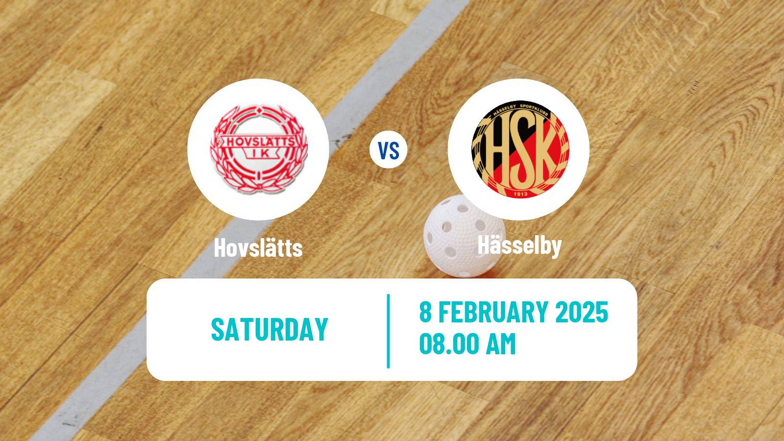 Floorball Swedish Allsvenskan Floorball Hovslätts - Hässelby