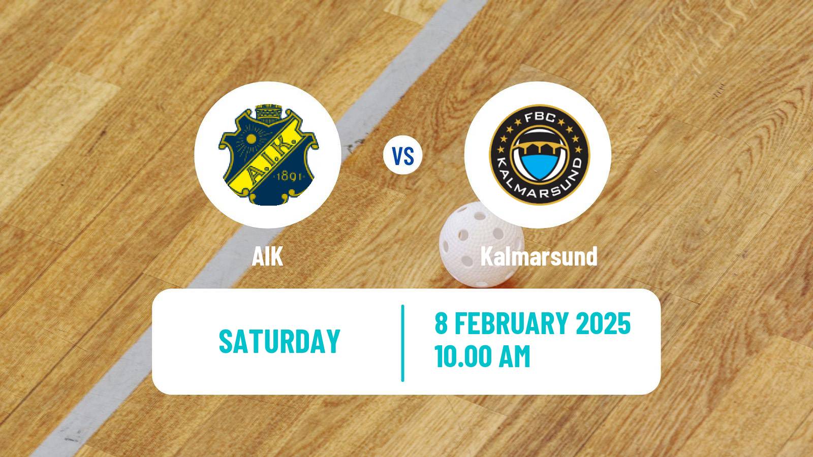 Floorball Swedish Superligan Floorball AIK - Kalmarsund