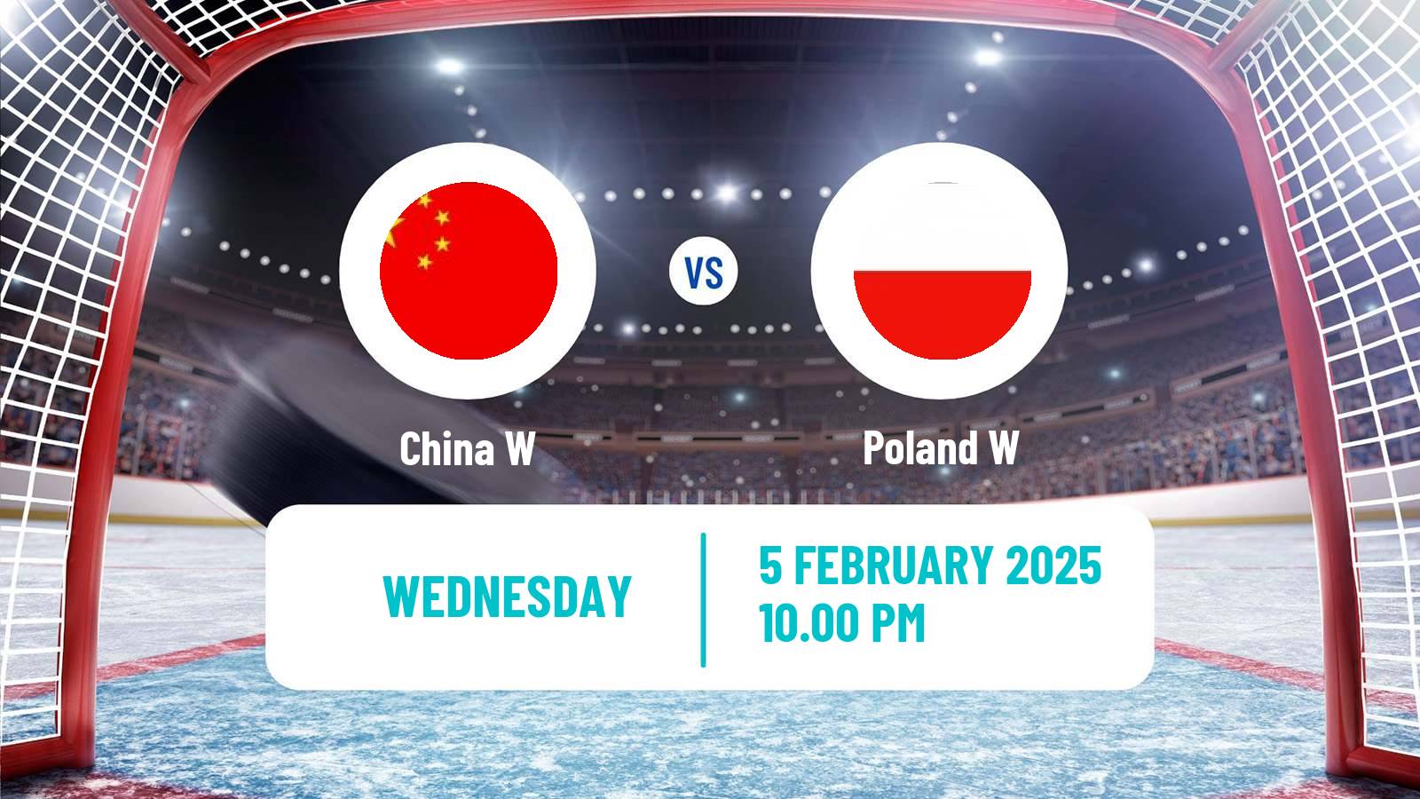 Hockey Winter Olympic Games - Ice Hockey Women China W - Poland W