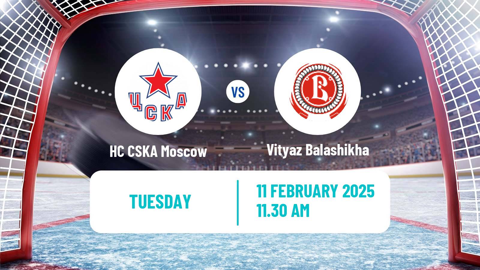 Hockey KHL HC CSKA Moscow - Vityaz Balashikha