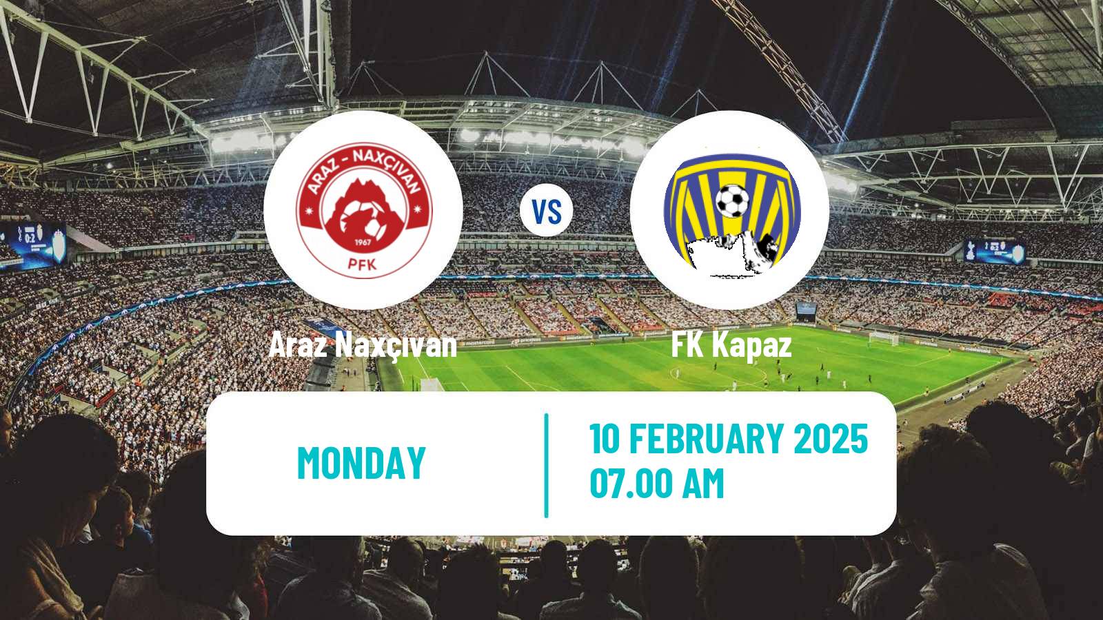 Soccer Azerbaijan Premier League Araz Naxçıvan - Kapaz