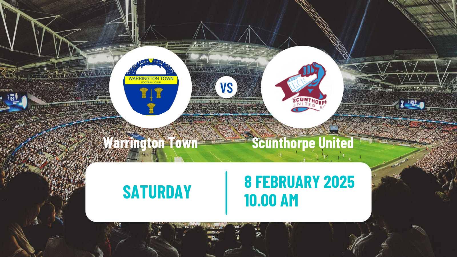 Soccer English National League North Warrington Town - Scunthorpe United