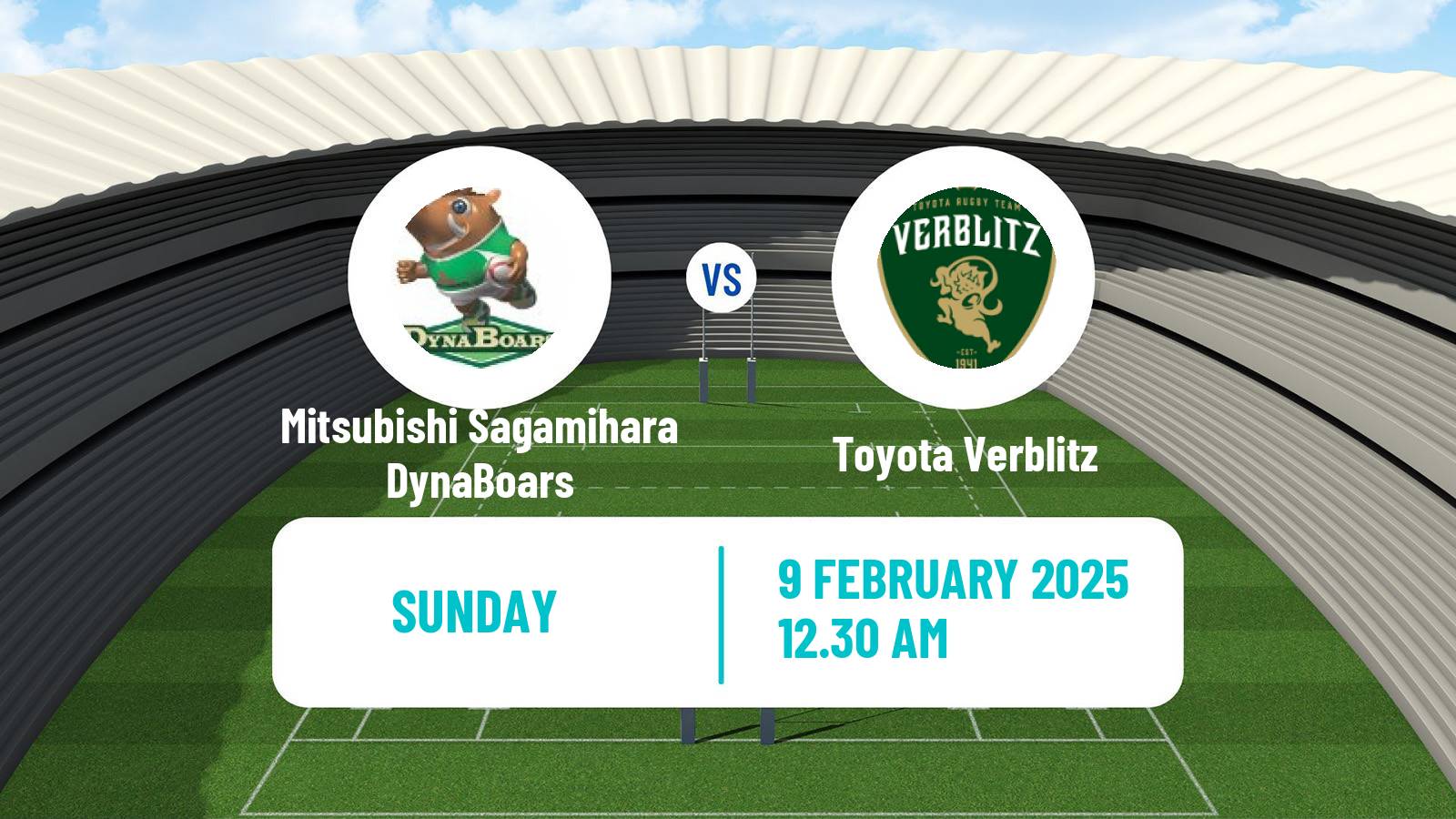 Rugby union Japan League One Rugby Union Mitsubishi Sagamihara DynaBoars - Toyota Verblitz