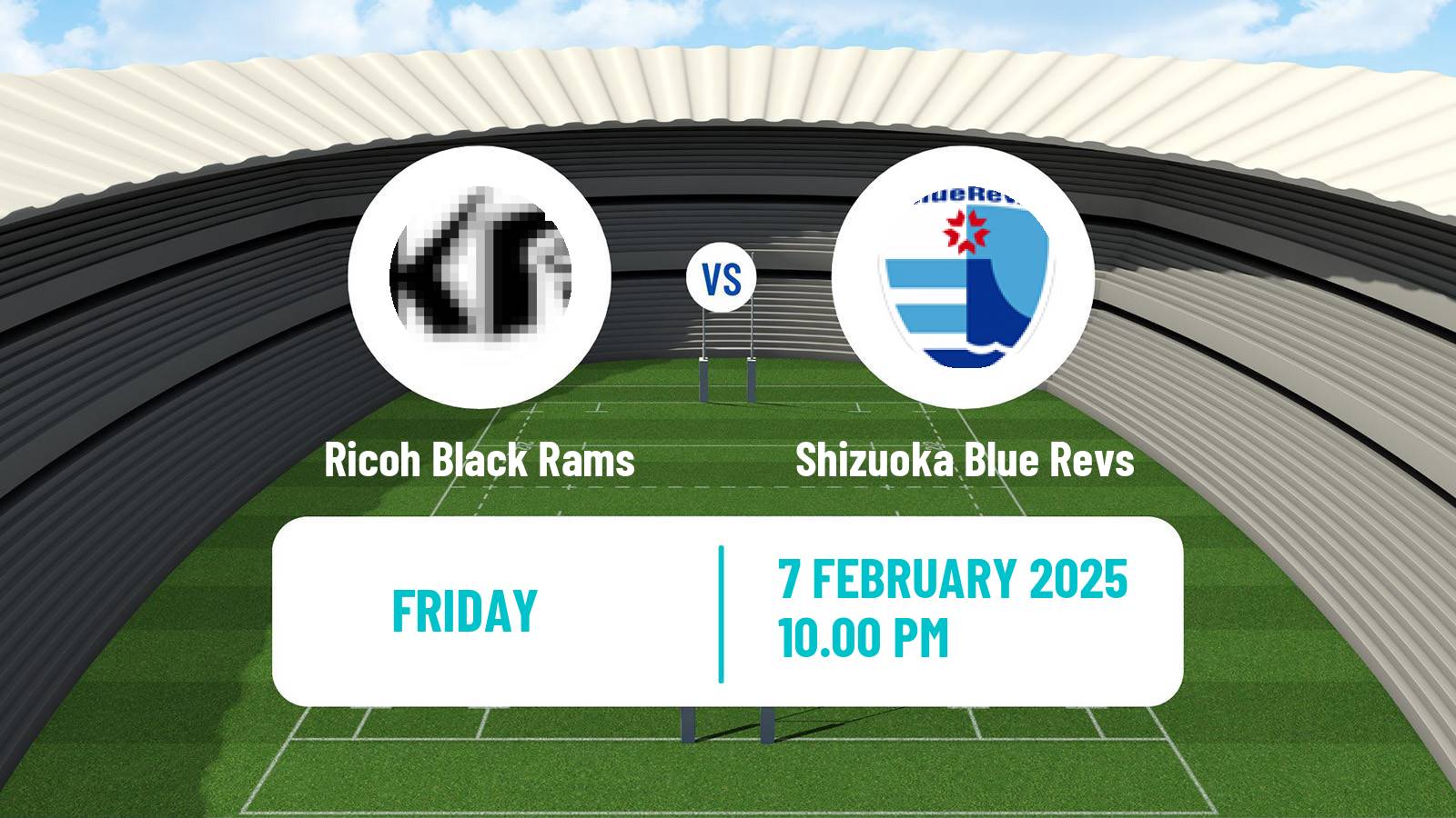 Rugby union Japan League One Rugby Union Ricoh Black Rams - Shizuoka Blue Revs