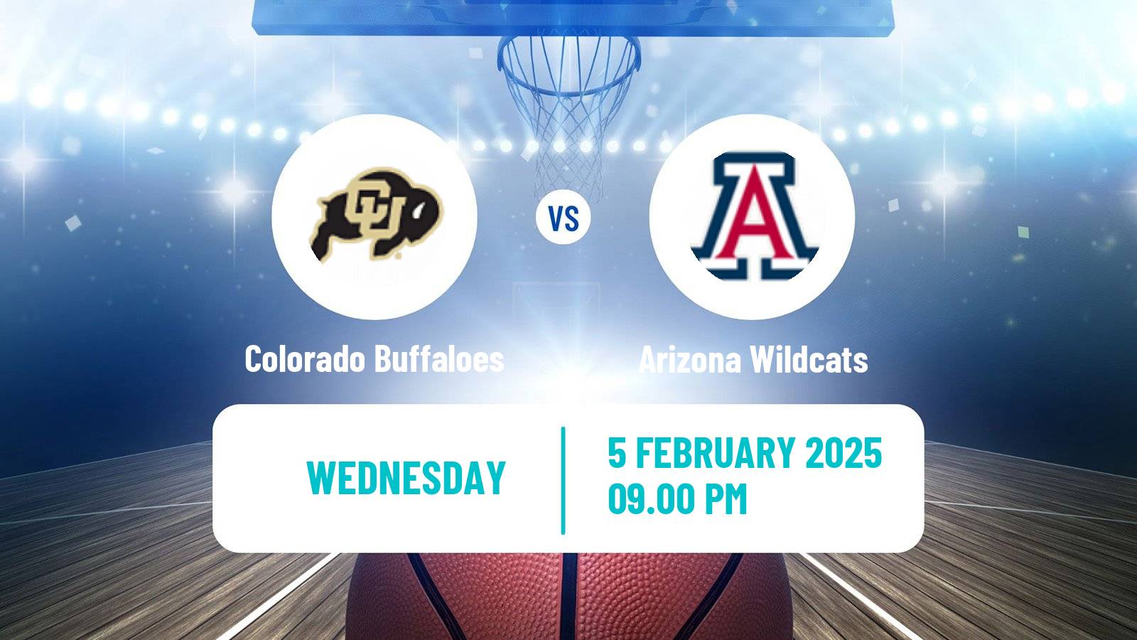 Basketball NCAA College Basketball Women Colorado Buffaloes - Arizona Wildcats