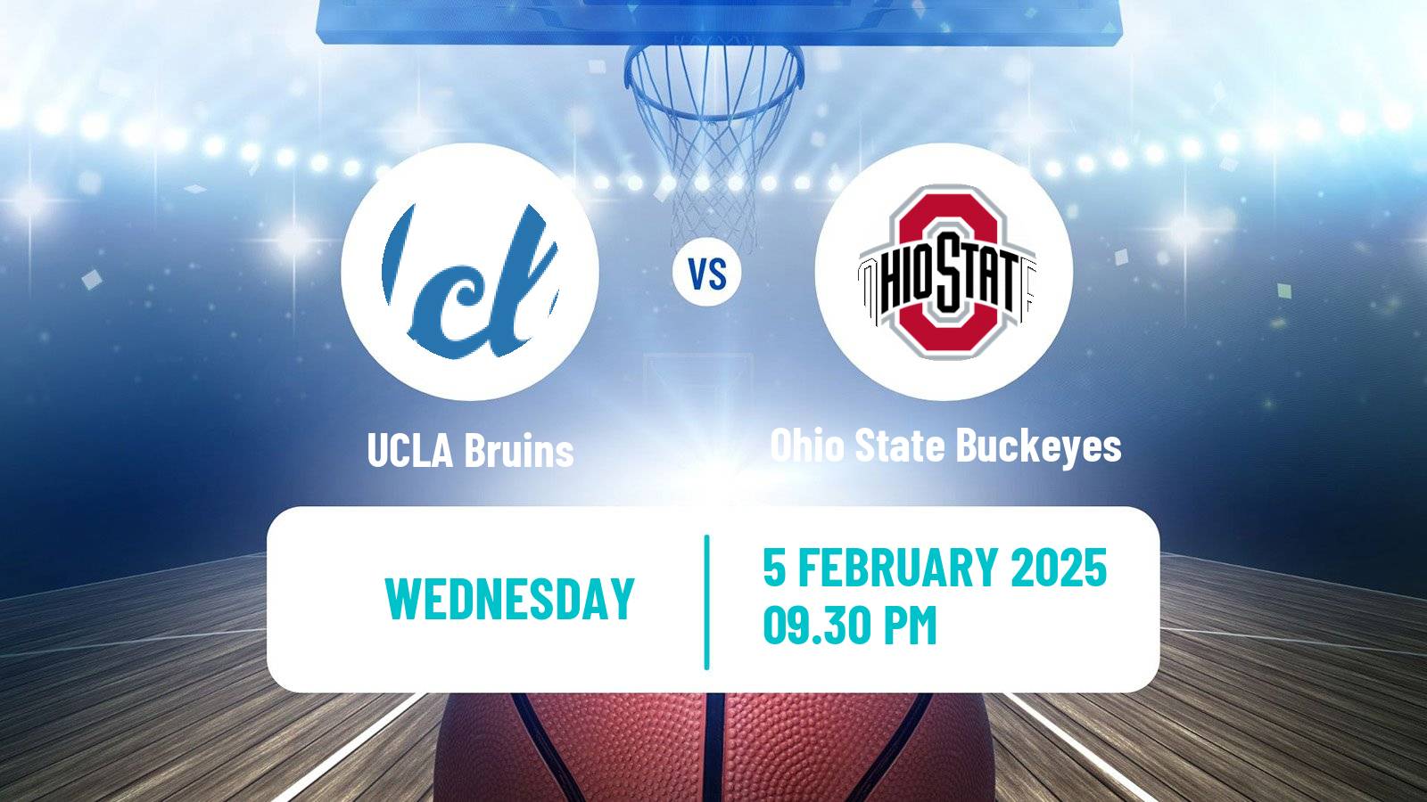 Basketball NCAA College Basketball Women UCLA Bruins - Ohio State Buckeyes