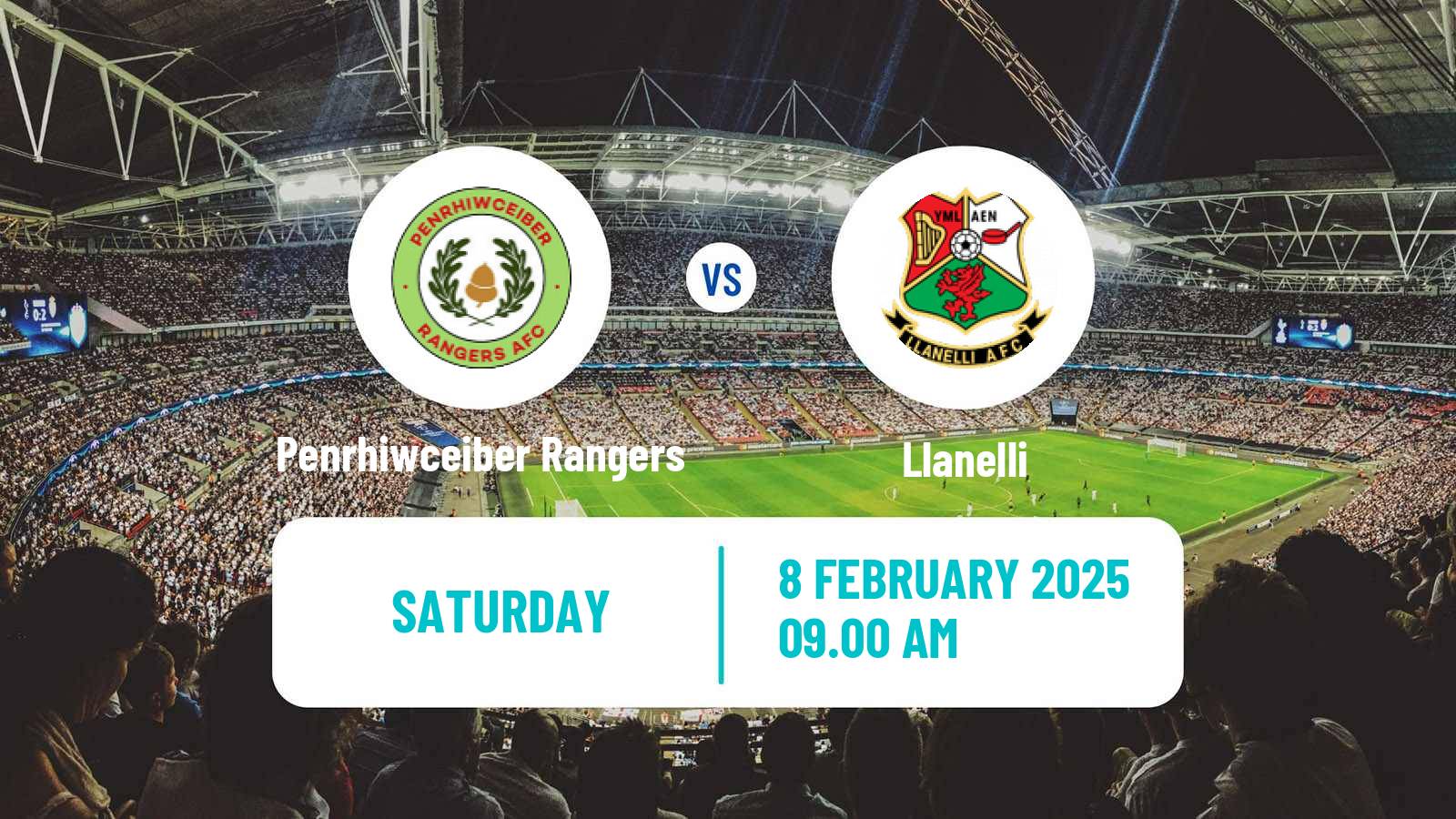 Soccer Welsh Cymru South Penrhiwceiber Rangers - Llanelli