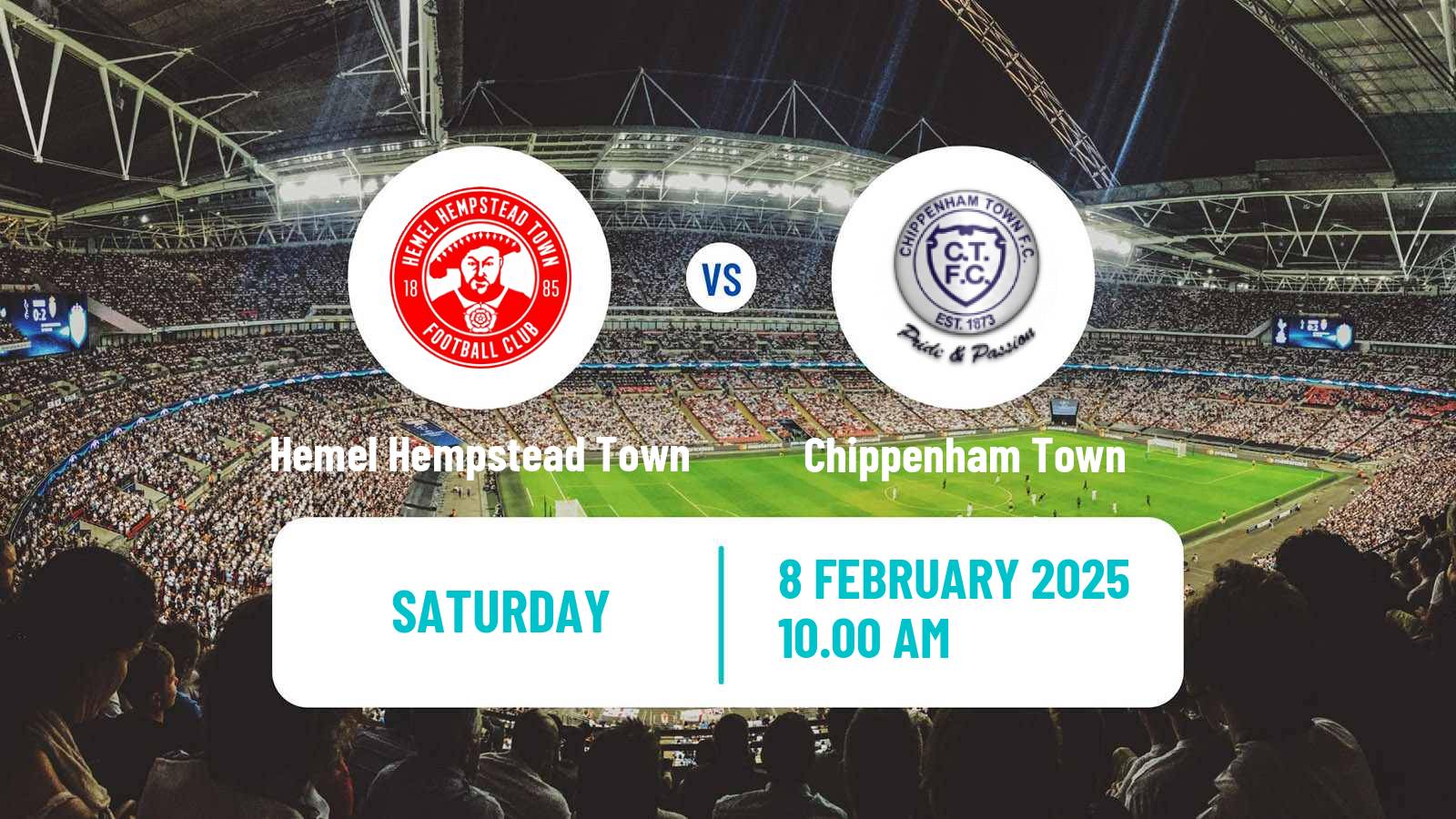 Soccer English National League South Hemel Hempstead Town - Chippenham Town