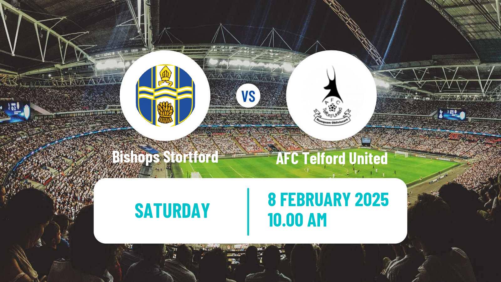 Soccer English Southern League Central Division Bishops Stortford - AFC Telford United