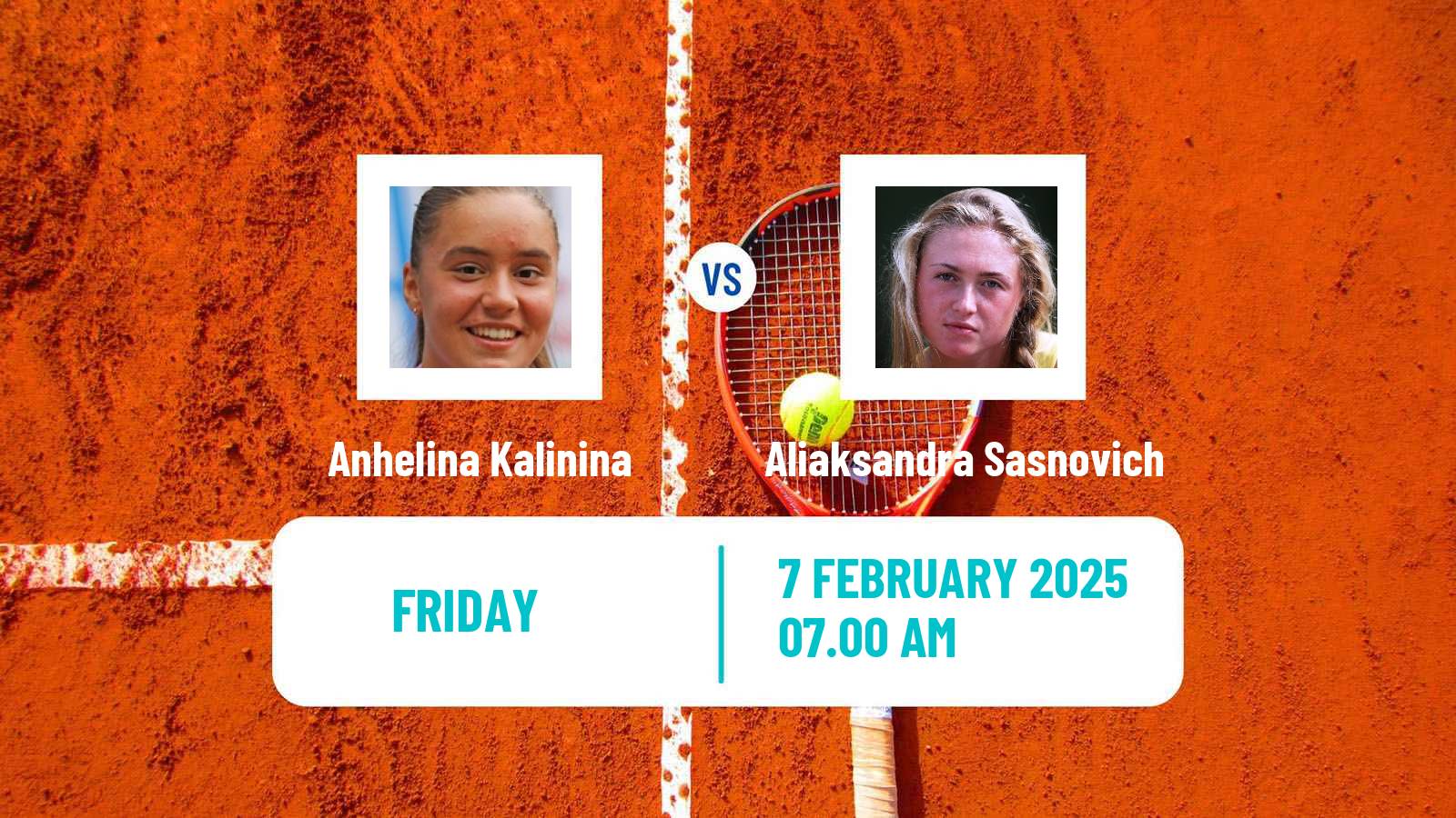 Tennis WTA Cluj Napoca Anhelina Kalinina - Aliaksandra Sasnovich