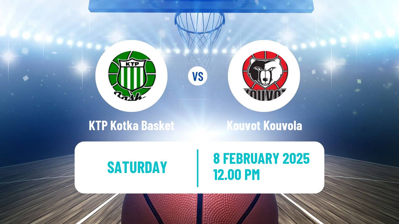 Basketball Finnish Korisliiga KTP Kotka Basket - Kouvot Kouvola