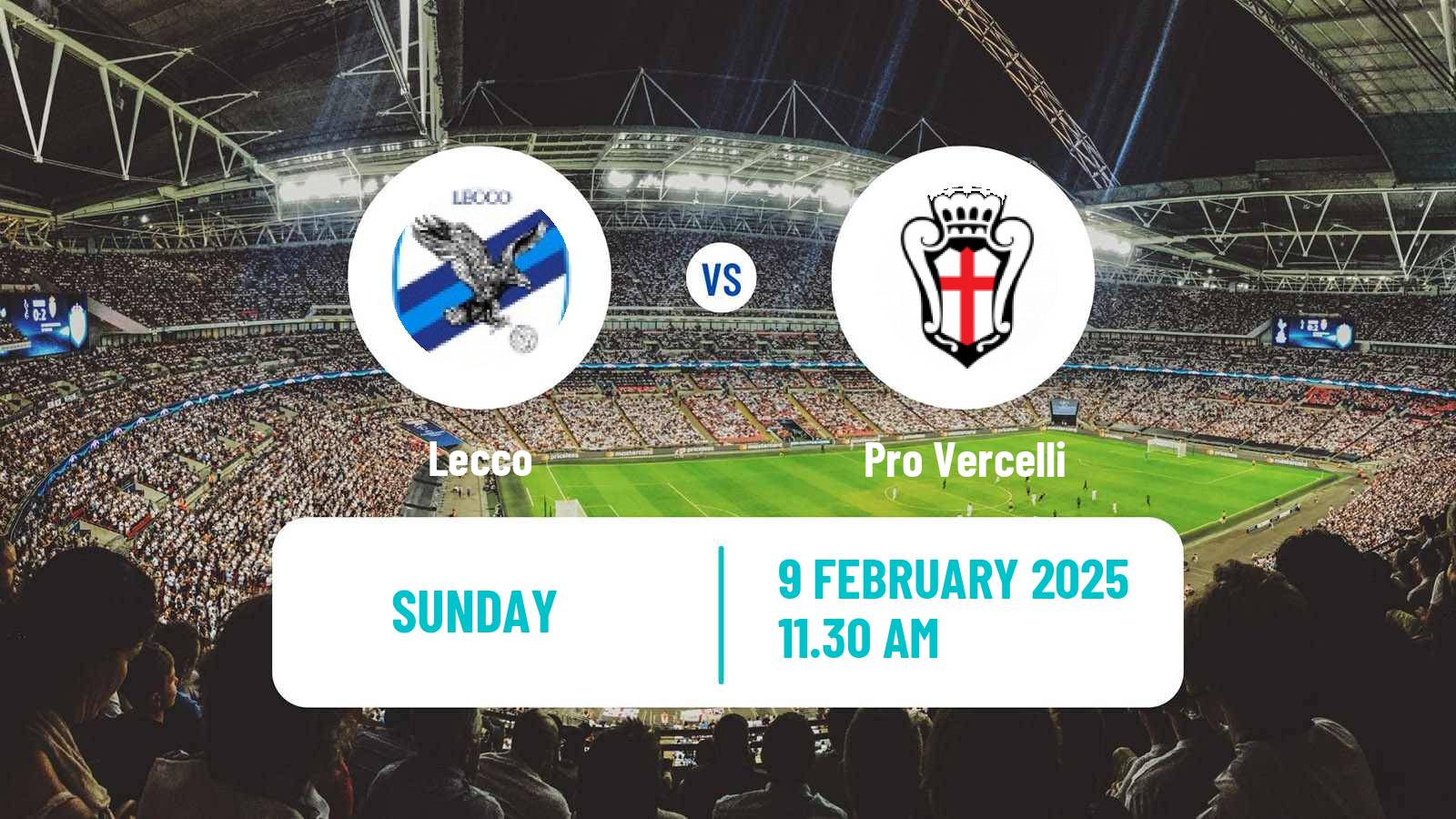 Soccer Italian Serie C Group A Lecco - Pro Vercelli