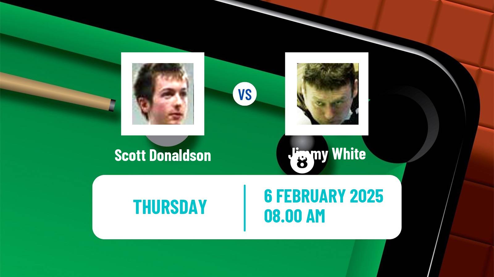 Snooker Welsh Open Scott Donaldson - Jimmy White