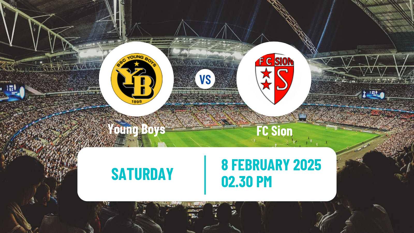 Soccer Swiss Super League Young Boys - Sion