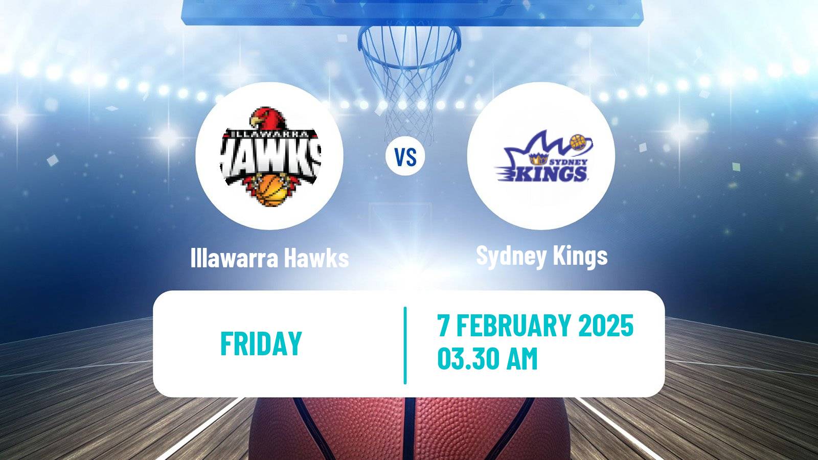 Basketball Australian NBL Illawarra Hawks - Sydney Kings