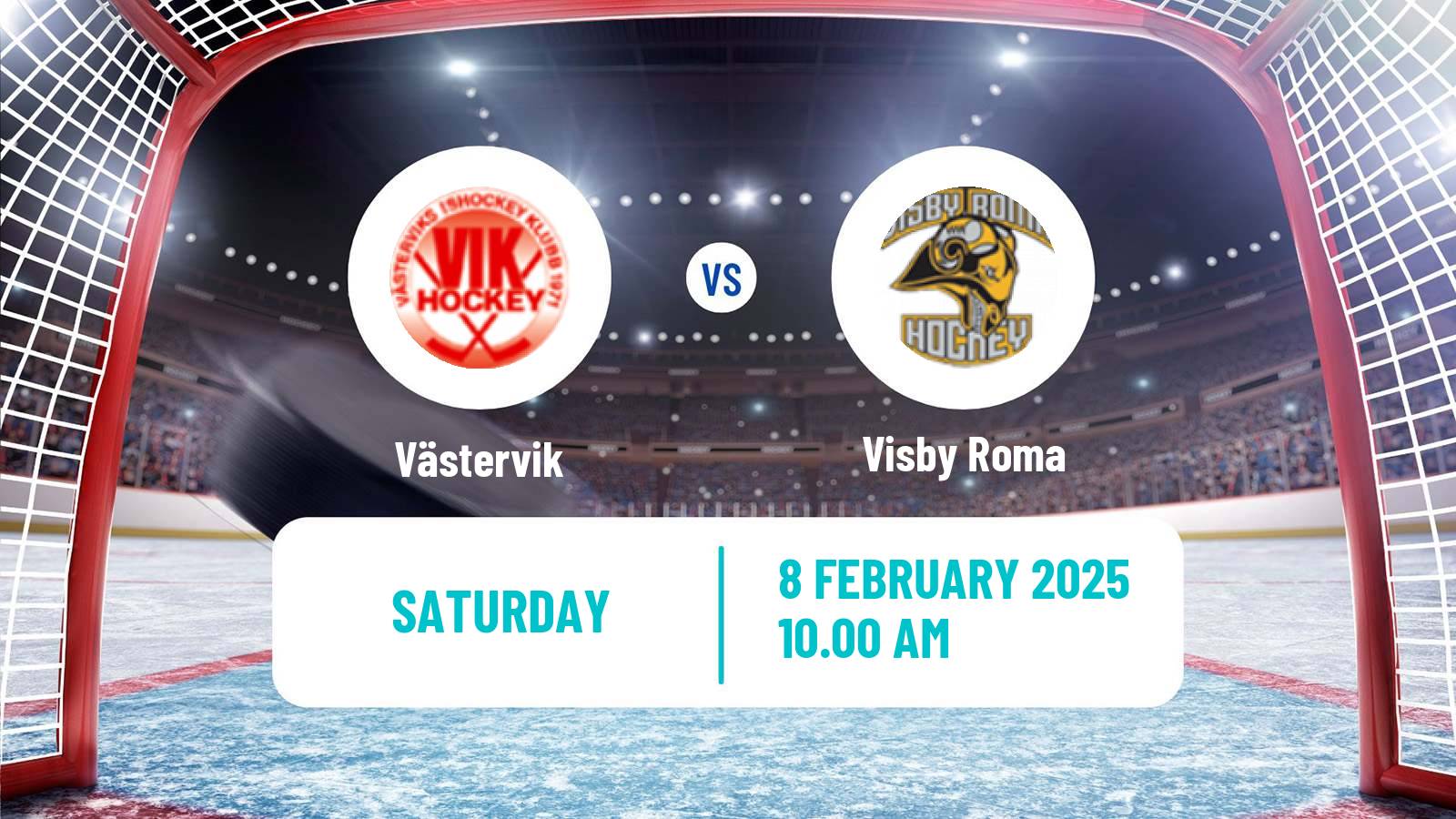 Hockey Swedish Hockey AllEttan Södra Västervik - Visby Roma