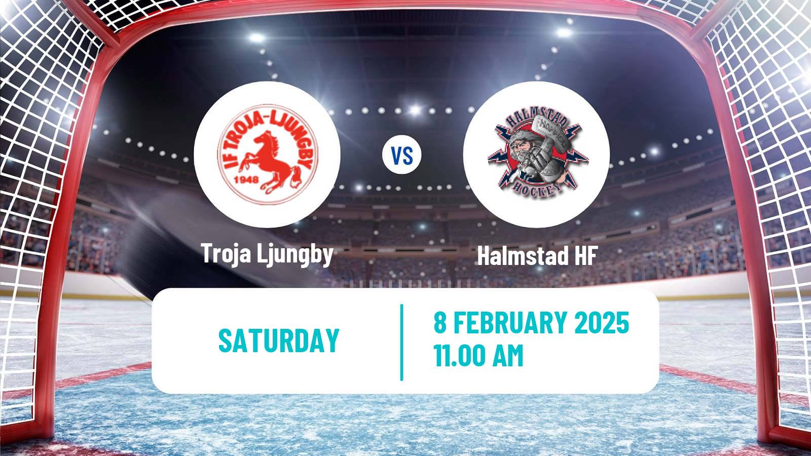 Hockey Swedish Hockey AllEttan Södra Troja Ljungby - Halmstad