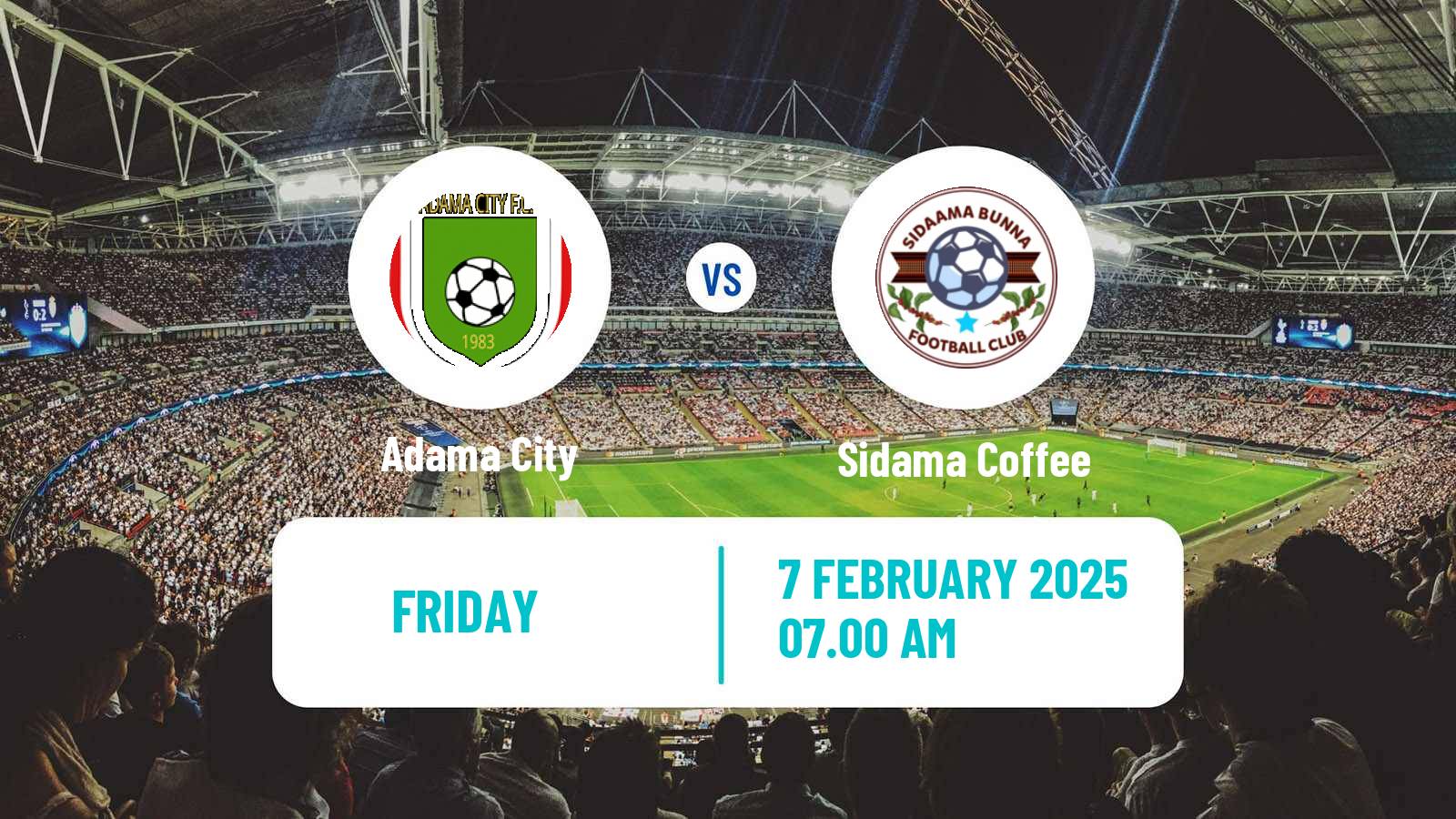 Soccer Ethiopian Premier League Adama City - Sidama Coffee