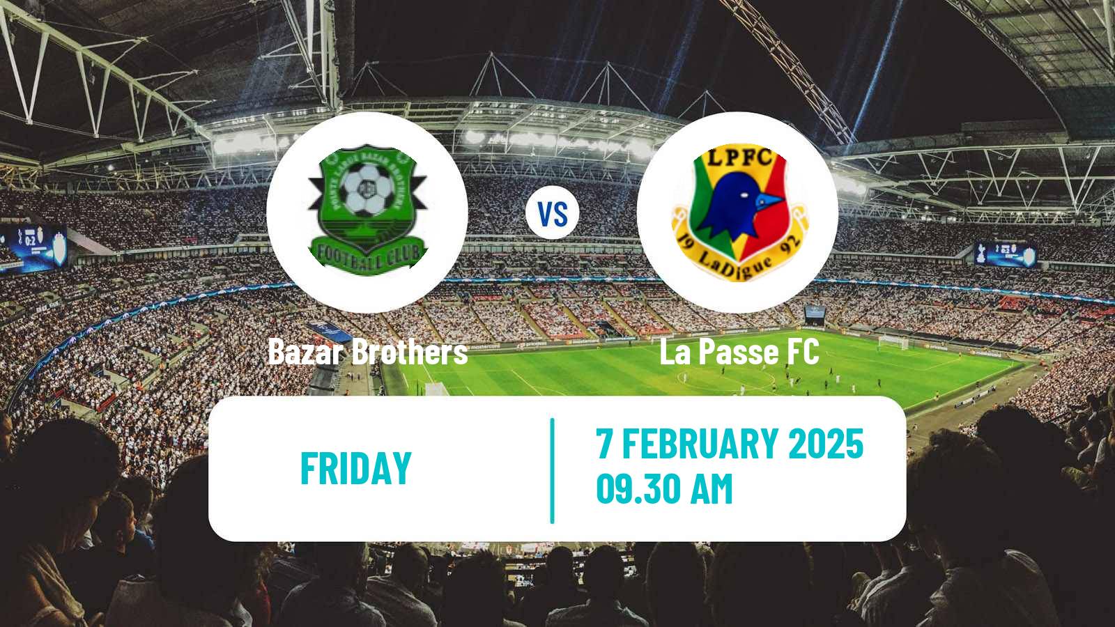 Soccer Seychelles Premier League Bazar Brothers - La Passe