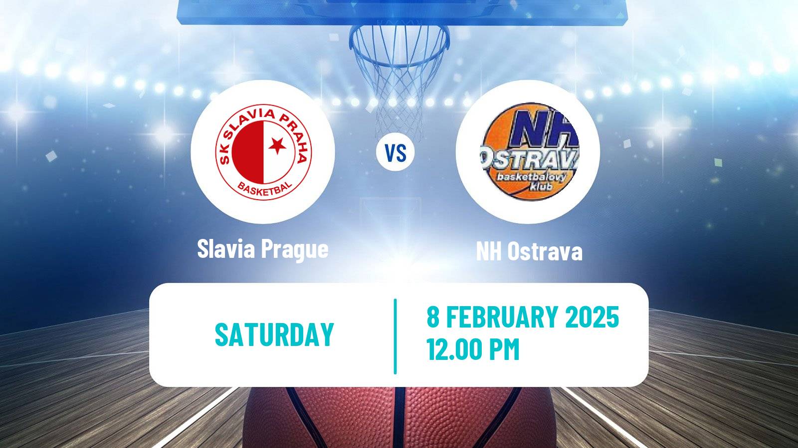 Basketball Czech NBL Slavia Prague - NH Ostrava