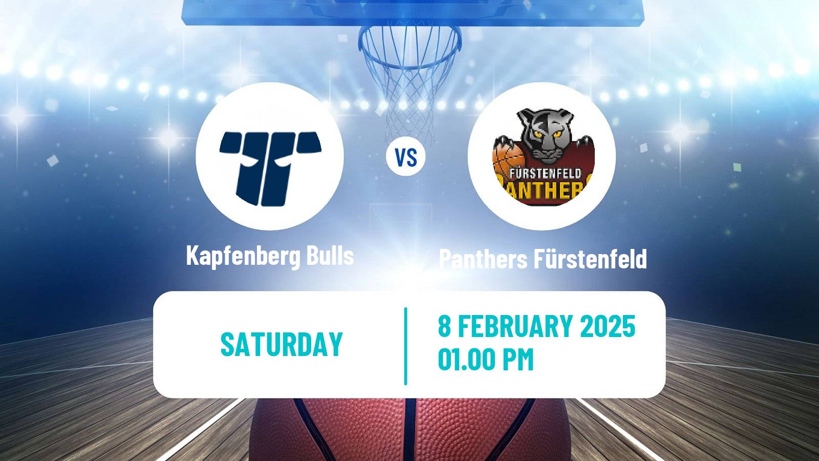 Basketball Austrian Superliga Basketball Kapfenberg Bulls - Panthers Fürstenfeld