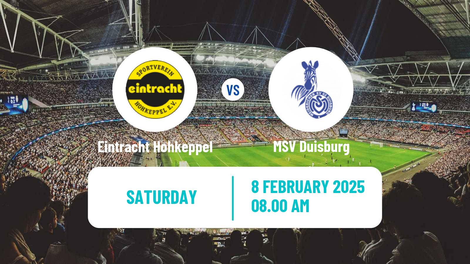 Soccer German Regionalliga West Eintracht Hohkeppel - Duisburg