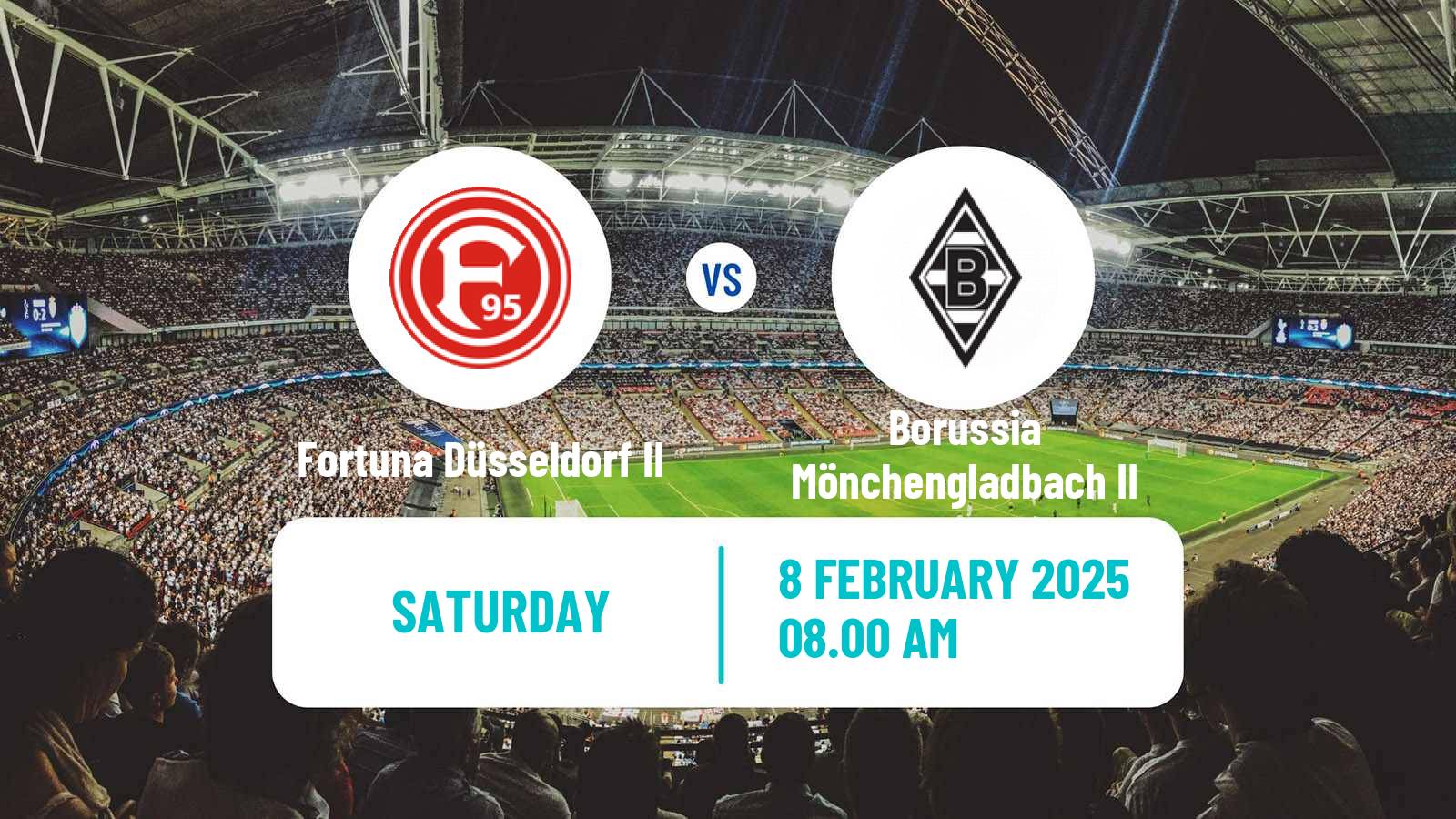 Soccer German Regionalliga West Fortuna Düsseldorf II - Borussia Mönchengladbach II