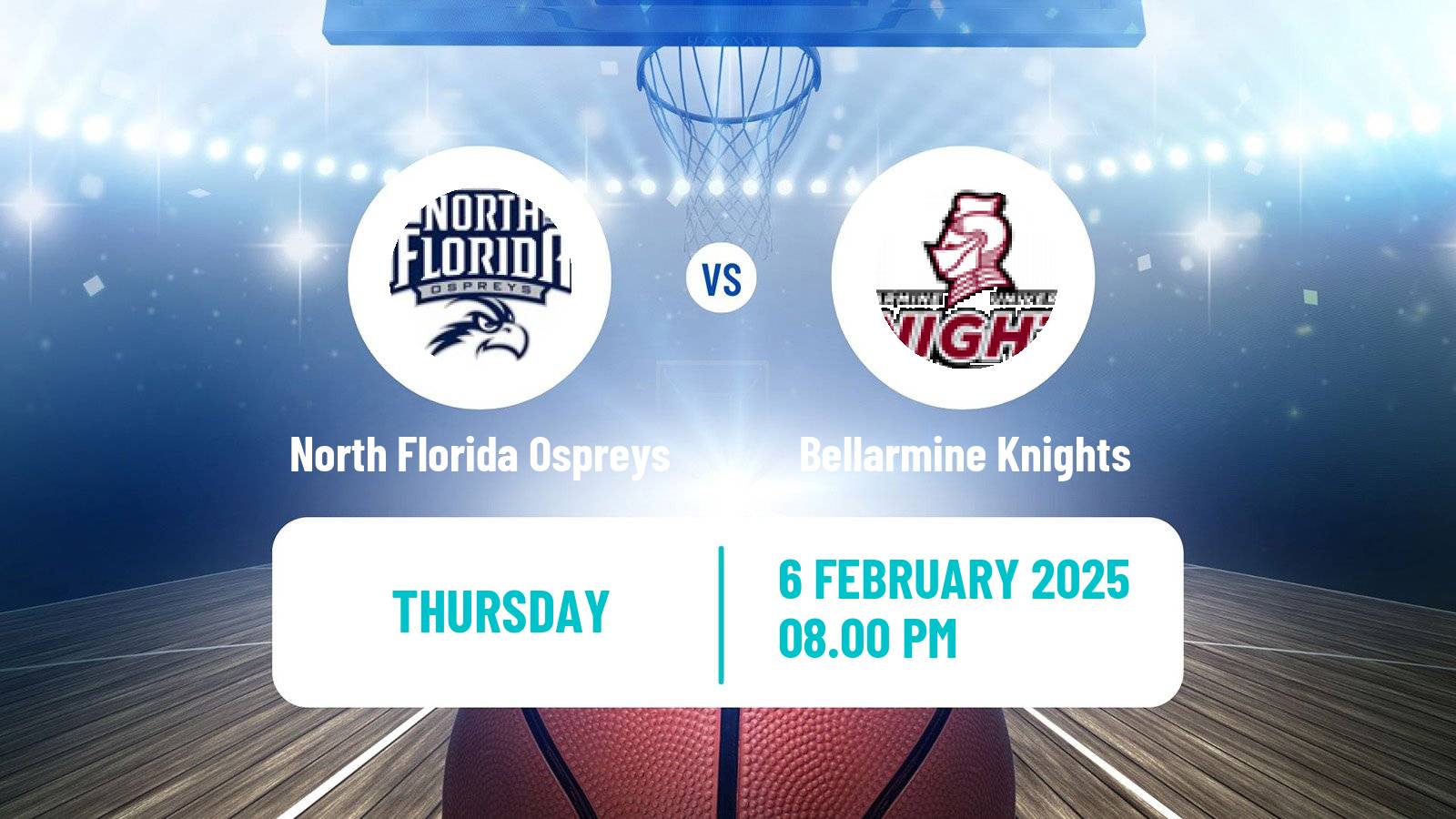 Basketball NCAA College Basketball North Florida Ospreys - Bellarmine Knights